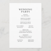 Elegant Black Leafy Branches Programm (Rückseite)