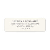 Elegant Black Minimalist (Vorne)