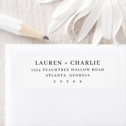 Elegant Black Minimalistische Typografie (Insitu)