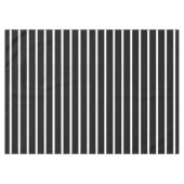 Elegant Black Modern Lines Stylish Tischdecke (Vorderseite (Horizontal))