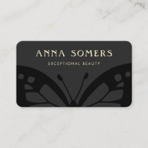 Elegant Black on BlackButterfly