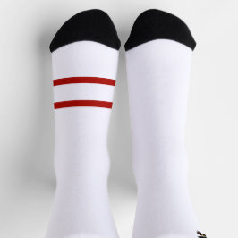 Elegant Black Pegasus Classic Carousel Horse Crew Socken