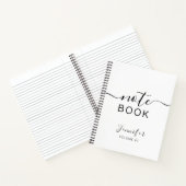 Elegant Black Personalisiert Journal - Ihr Name Notizblock (Innenseite)
