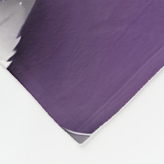 Elegant Black Roses With Silver Leaves Fleecedecke (Ecke)