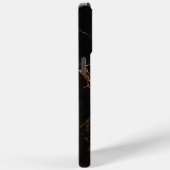 Elegant Black Stone Marble Pattern Case-Mate iPhone Hülle (Rückseite / Rechts)