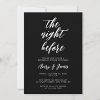 Elegant Black The Night Before Probe Dinner
