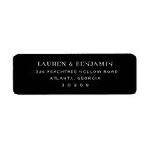 Elegant Black Typographic (Vorne)