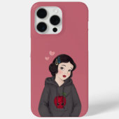Elegant Blanche Neige iPhone 15 Pro Fall Case-Mate iPhone Hülle (Rückseite)