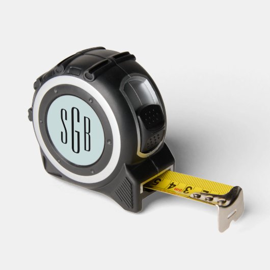 Elegant Blass 3 Letter Monogram Initials Maßband (Winkel)