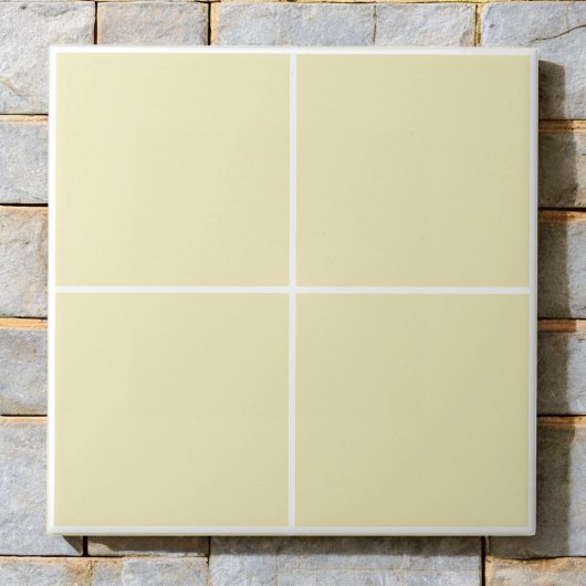 Elegant blassgelb kariert modern und Minimalistisc Fliese