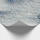 Elegant blau, grau und weiß gefärbt geschenkpapier (Ecke)