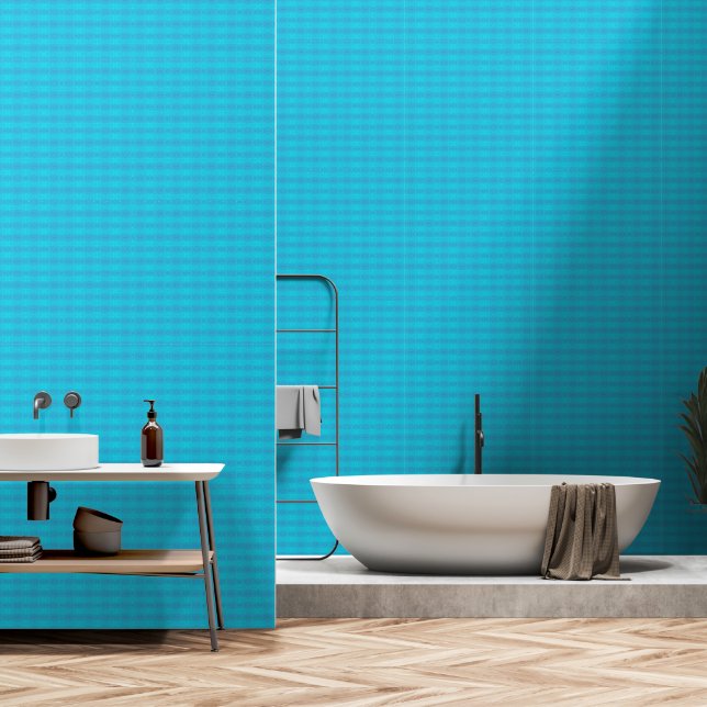 Elegant blau tapete (Badezimmer)