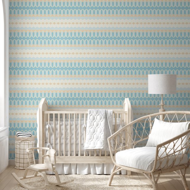 Elegant blau tapete (Kinder)