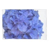 Elegant blaue Hydrangeas violette Blumen Kissenbezug (Vorderseite-Links)