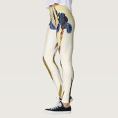 ELEGANT BLAUE IRIS BLUME LEGGINGS (Links)
