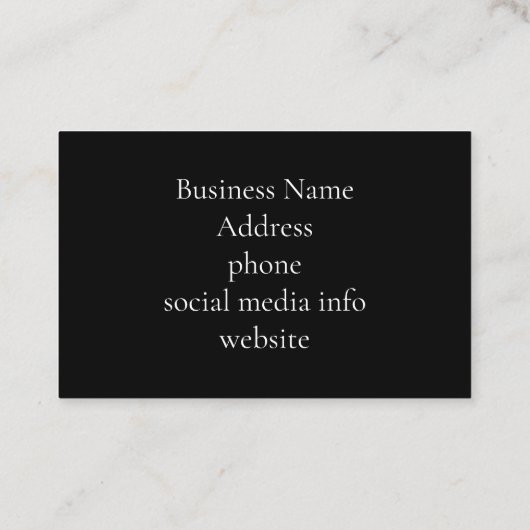 Elegant blaue lila Blumenhydrangeas Visitenkarte (Rückseite)