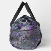 Elegant blaue Pfeffer mit Monogramm bedruckt Duffle Bag (Rechts)