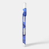 Elegant Blauer Korallenblumen Case-Mate iPhone Hülle (Rückseite / Rechts)