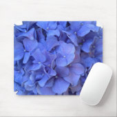 Elegant Blauer Korallenblumen Mousepad (Mit Mouse)