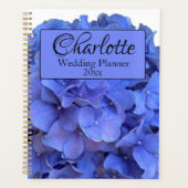 Elegant Blauer Korallenblumen Planer (Vorderseite)