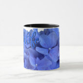 Elegant Blauer Korallenblumen Tasse (Zentrum)