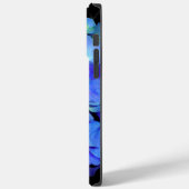 Elegant bläulich blühende Rose Blaue Hydrangeas Case-Mate iPhone Hülle (Rückseite / Links)