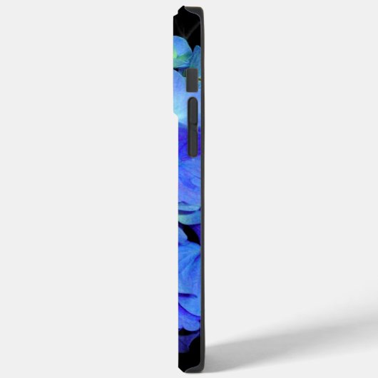 Elegant bläulich blühende Rose Blaue Hydrangeas Case-Mate iPhone Hülle (Rückseite / Links)