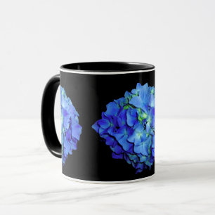 Elegant bläulich blühende Rose Blaue Hydrangeas Tasse