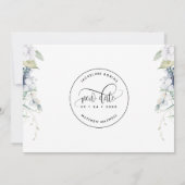 Elegant Bliss Probieren wir mal wieder diese Liebe Save The Date (Rückseite)