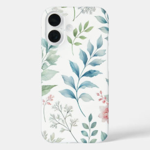 Elegant Bloom: Blumenkoffer für iPhone 16 Hülle