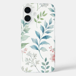Elegant Bloom: Blumenkoffer für iPhone iPhone 16 Hülle
