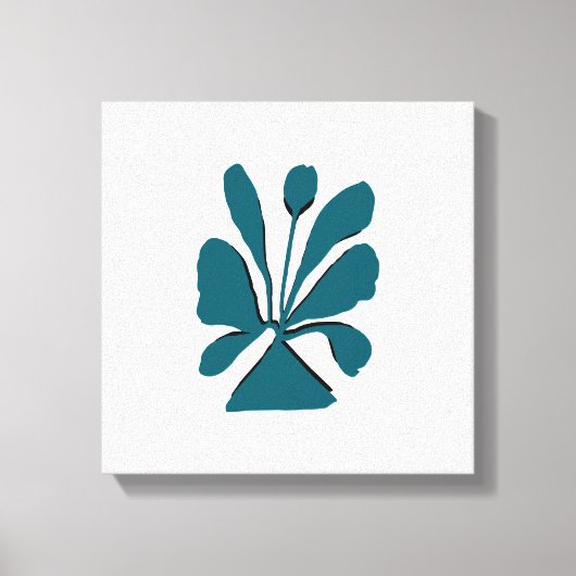 Elegant Bloom Stretched Canvas Print Leinwanddruck (Vorderseite)