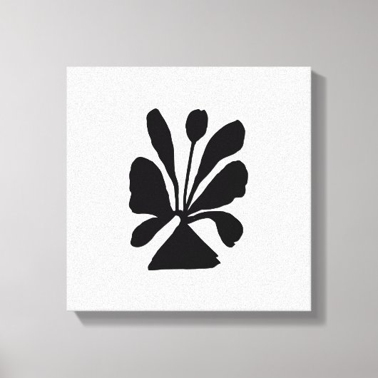 Elegant Bloom Stretched Canvas Print Leinwanddruck (Vorderseite)