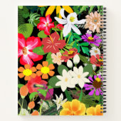 Elegant Blossom Baby Shower Gift List Notebook Notizblock (Rückseite)