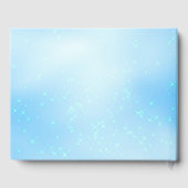 Elegant Blue 16 . Geburtstag Gästebuch (Rückseite)