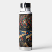 Elegant Blue "Ancient Indigenous Chronicles" Insul Trinkflasche (rechts)
