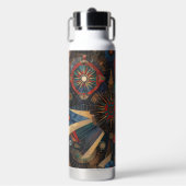Elegant Blue "Ancient Indigenous Chronicles" Insul Trinkflasche (Vorderseite)