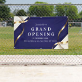 Elegant Blue and White Grand Opening Celebration Banner (Insitu)