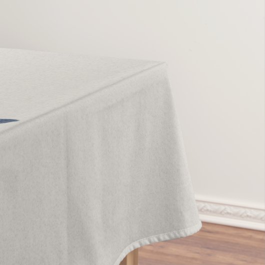 Elegant Blue Birds auf einer Zweigstelle Tischdecke (Beispiel)