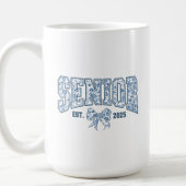 Elegant Blue Bow Chinoiserie Senior Class of 2025 Kaffeetasse