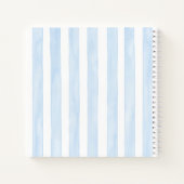 Elegant Blue Bow Lace Boy Notizblock (Rückseite)