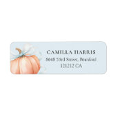 Elegant Blue Bow Pumpkin (Vorne)