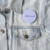 Elegant Blue Bridesmaid Button (Beispiel)