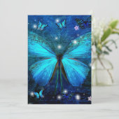 Elegant Blue Butterfly (Stehend Vorderseite)