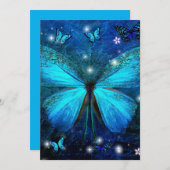 Elegant Blue Butterfly (Vorne/Hinten)