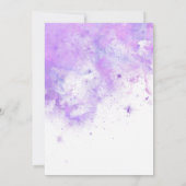 Elegant Blue Butterfly Baby Shower Danke Karte (Rückseite)