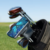 Elegant Blue Butterfly Golf Headcover (In Situ)