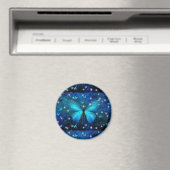 Elegant Blue Butterfly Magnet (In Situ (Geschirrspüler))