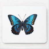 🦋 "Elegant Blue Butterfly - Nature Inspiriert Mau Mousepad (Vorne)