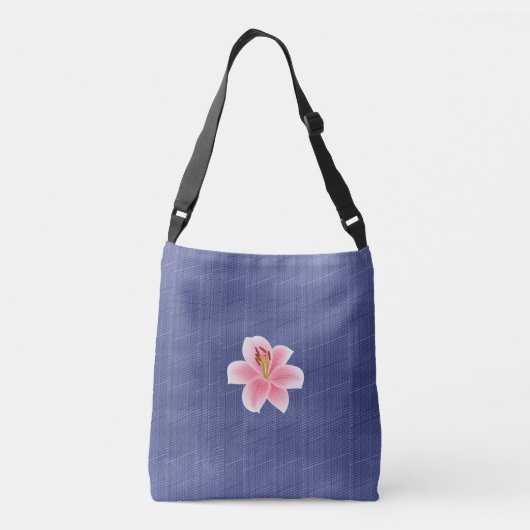 Elegant Blue C Tragetaschen Mit Langen Trägern (Rückseite)